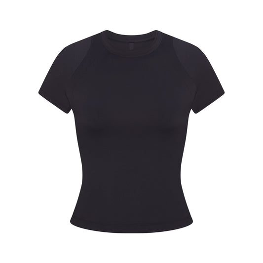 NikeSKIMS AIRY DRI-FIT™ BABY TEE | OBSIDIAN