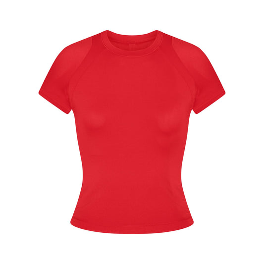 NikeSKIMS AIRY BABY TEE | RUBY