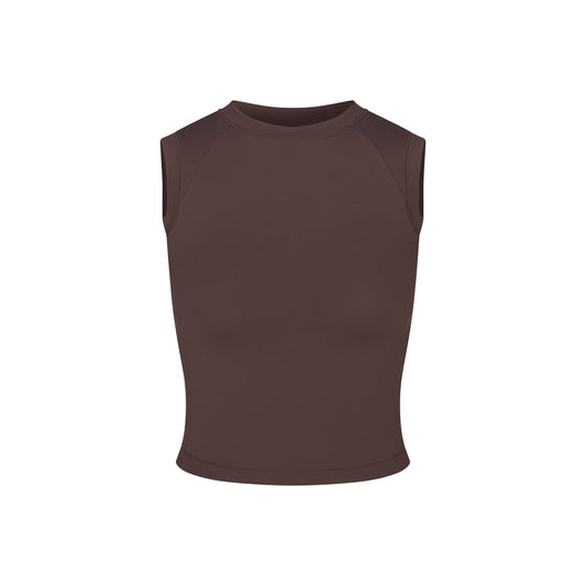 NikeSKIMS AIRY MUSCLE TEE | DARK SEPIA
