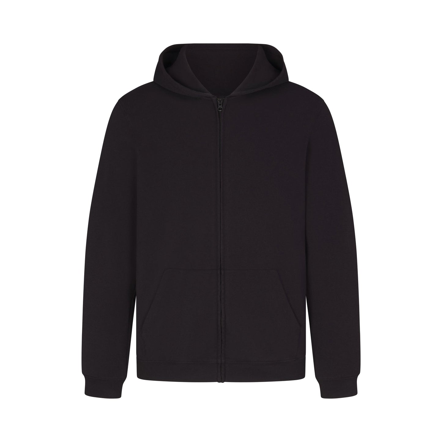 JERSEY LOUNGE MENS ZIP UP HOODIE | OBSIDIAN