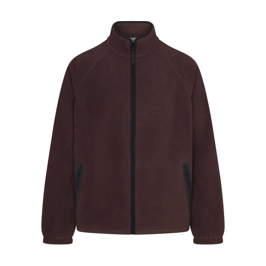 ARCTIC FLEECE MENS ZIP UP JACKET | ESPRESSO