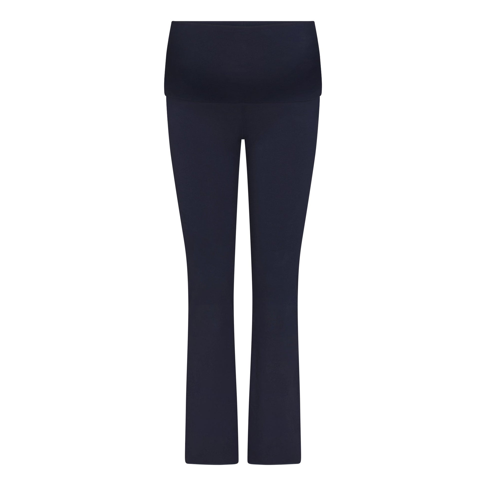 COTTON JERSEY MATERNITY FOLDOVER PANT | NAVY