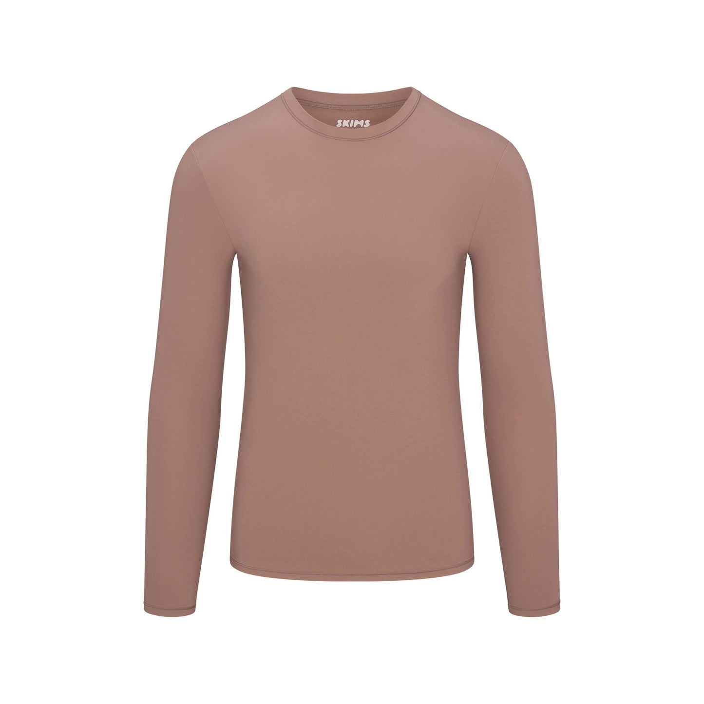 FITS EVERYBODY MENS SLIM LONG SLEEVE T-SHIRT | UMBER