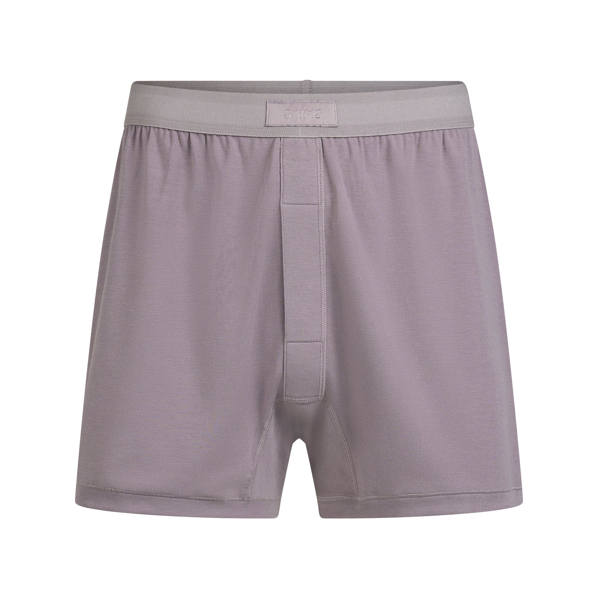 SKIMS COTTON MENS KNIT BOXER | ZINC
