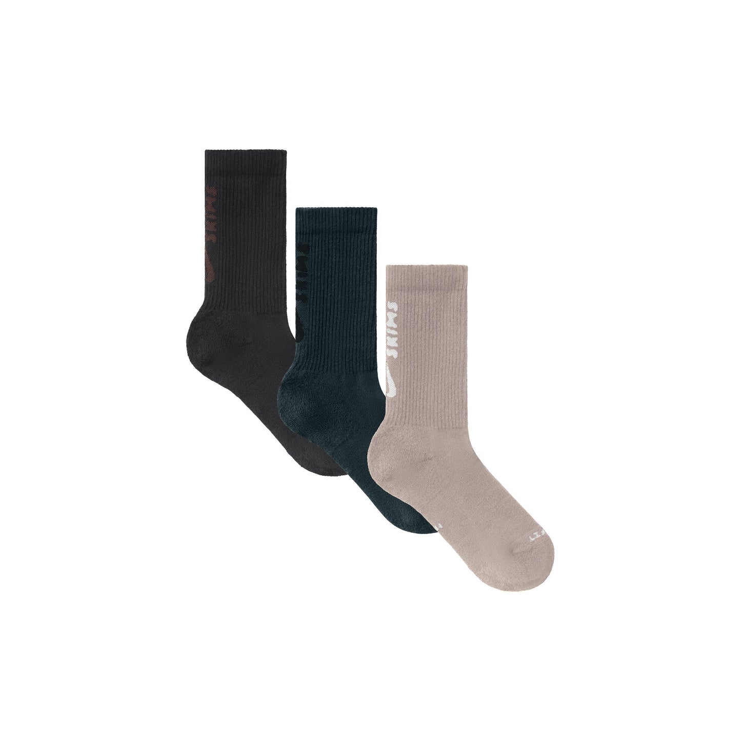 NikeSKIMS ACCESSORIES DRI-FIT CREW SOCK 3-PACK | DARK TEAL MULTI