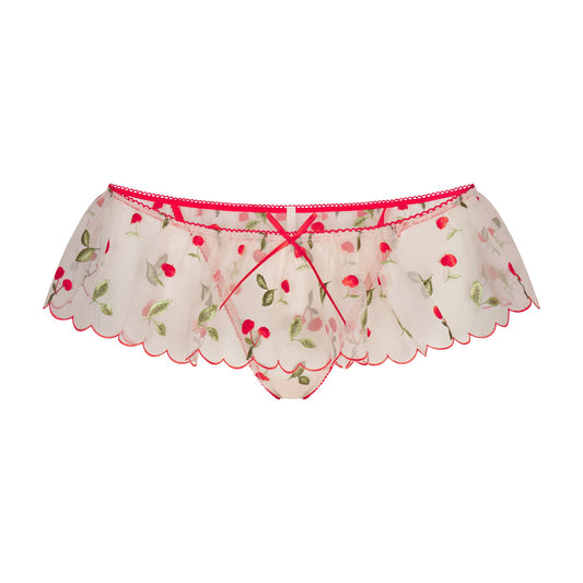 EMBROIDERED TULLE SKIRT BIKINI | PRIMROSE CHERRY TULLE
