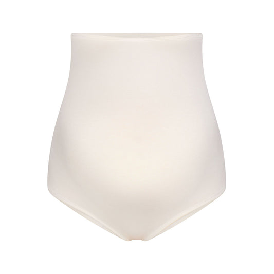 COTTON JERSEY MATERNITY HIGH-WAISTED BRIEF | MARBLE