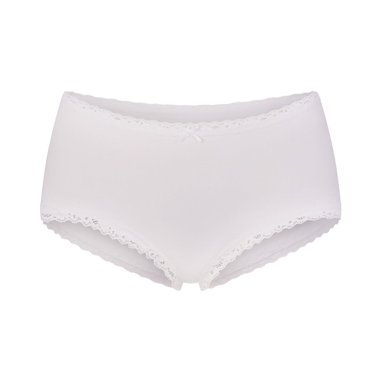LIGHTWEIGHT COTTON LACE BOY SHORT | SNOW