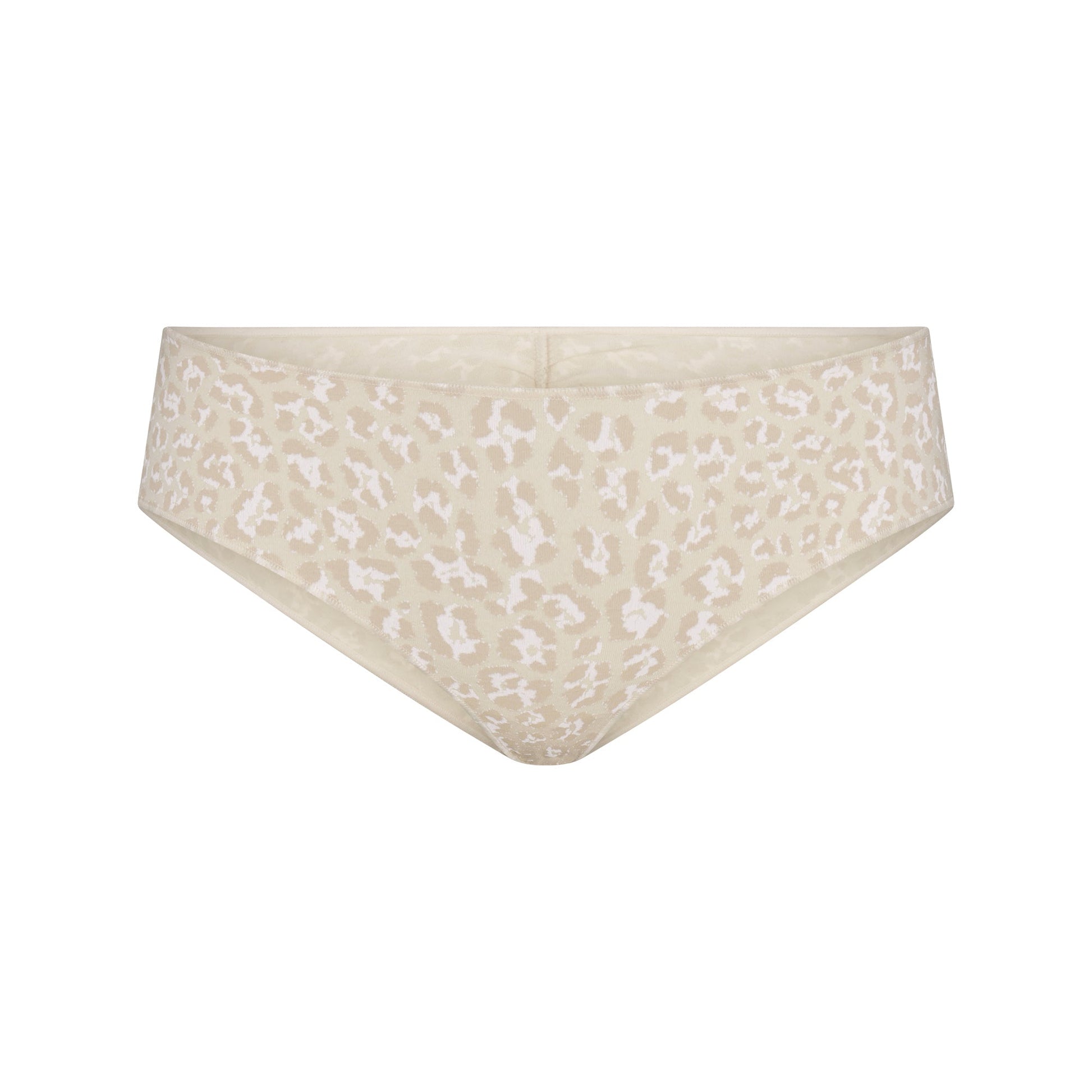 LIGHTWEIGHT COTTON RUCHED BACK HIPSTER | DELTA LEOPARD