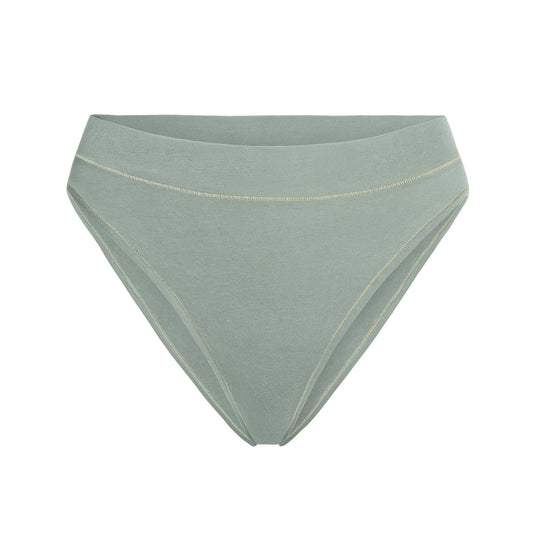 COTTON JERSEY CHEEKY TANGA | MINERAL