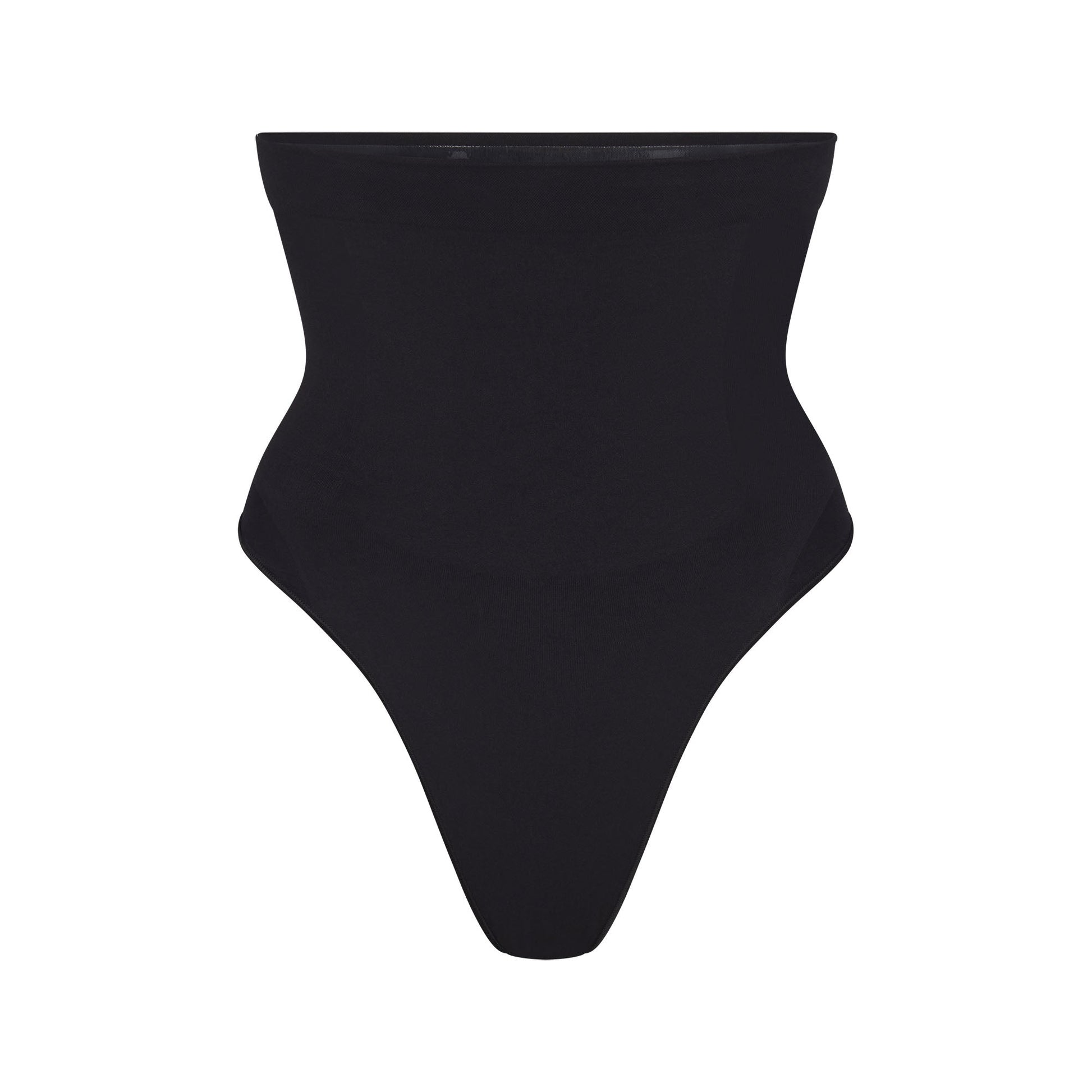 SEAMLESS SCULPT HIGH-WAISTED THONG | ONYX