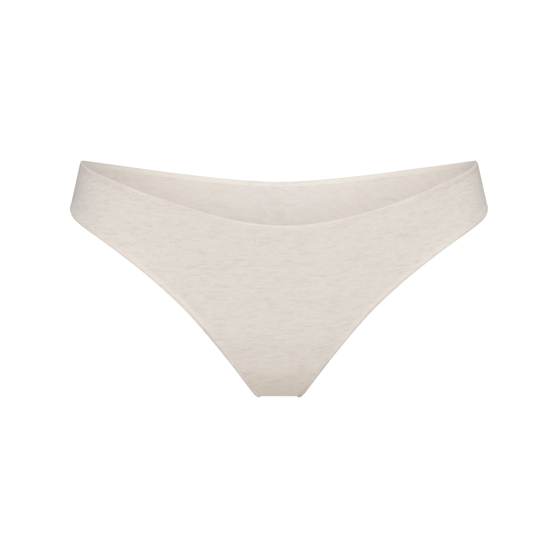 LIGHTWEIGHT COTTON THONG | OATMEAL HEATHER