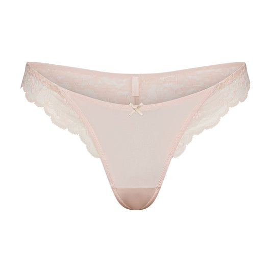 SKIMS LACE THONG | PRIMROSE