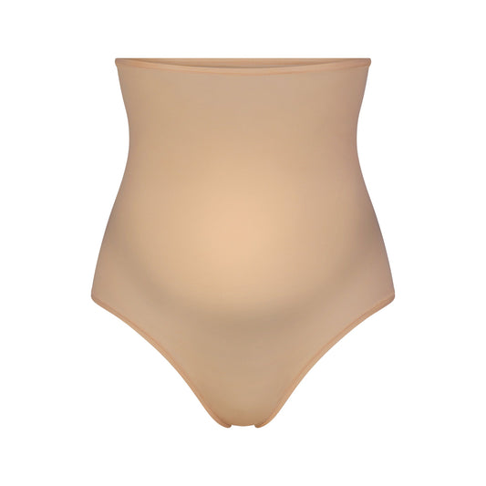 FITS EVERYBODY MATERNITY HIGH-WAISTED THONG | CLAY