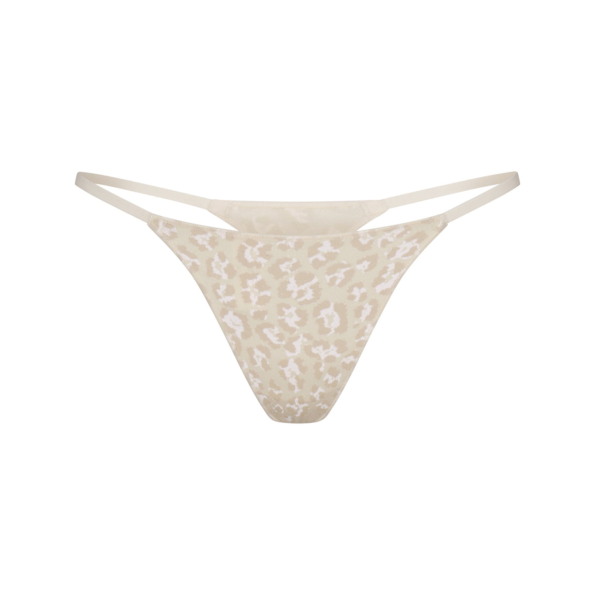 LIGHTWEIGHT COTTON STRING THONG | DELTA LEOPARD