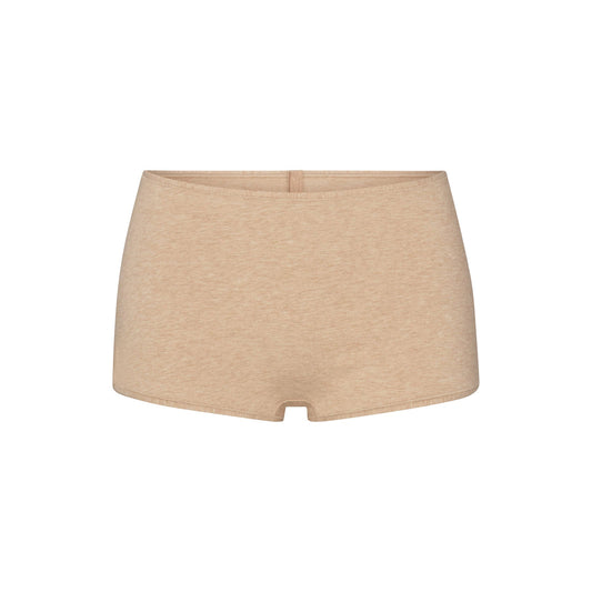 EVERYDAY COTTON BOY SHORT | CLAY HEATHER