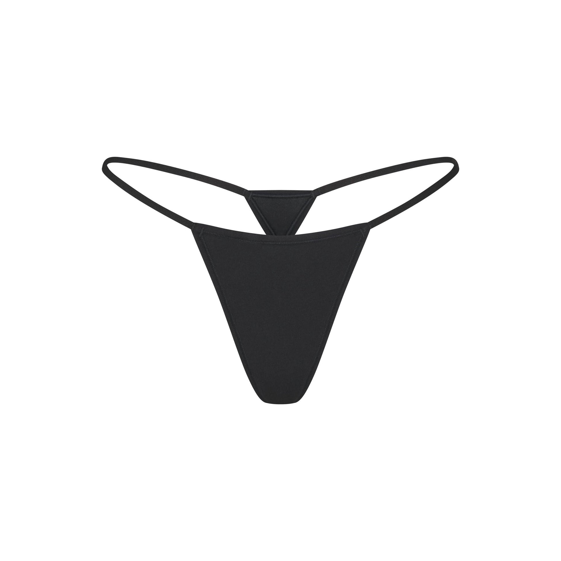 EVERYDAY COTTON STRING THONG | ONYX