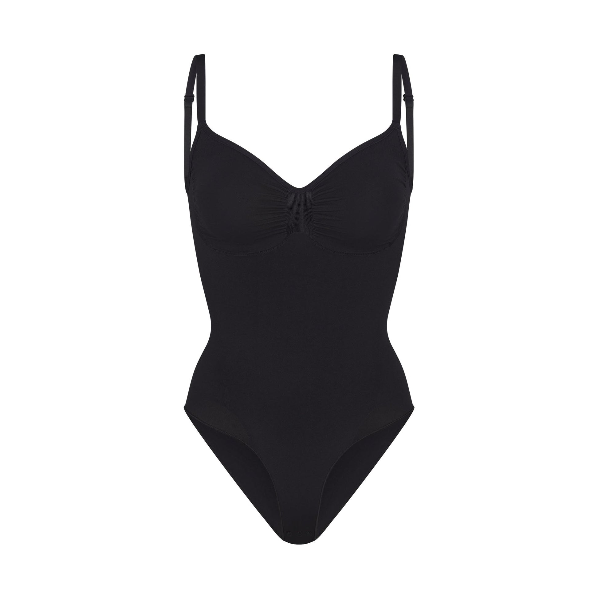 SEAMLESS SCULPT BRIEF BODYSUIT | ONYX