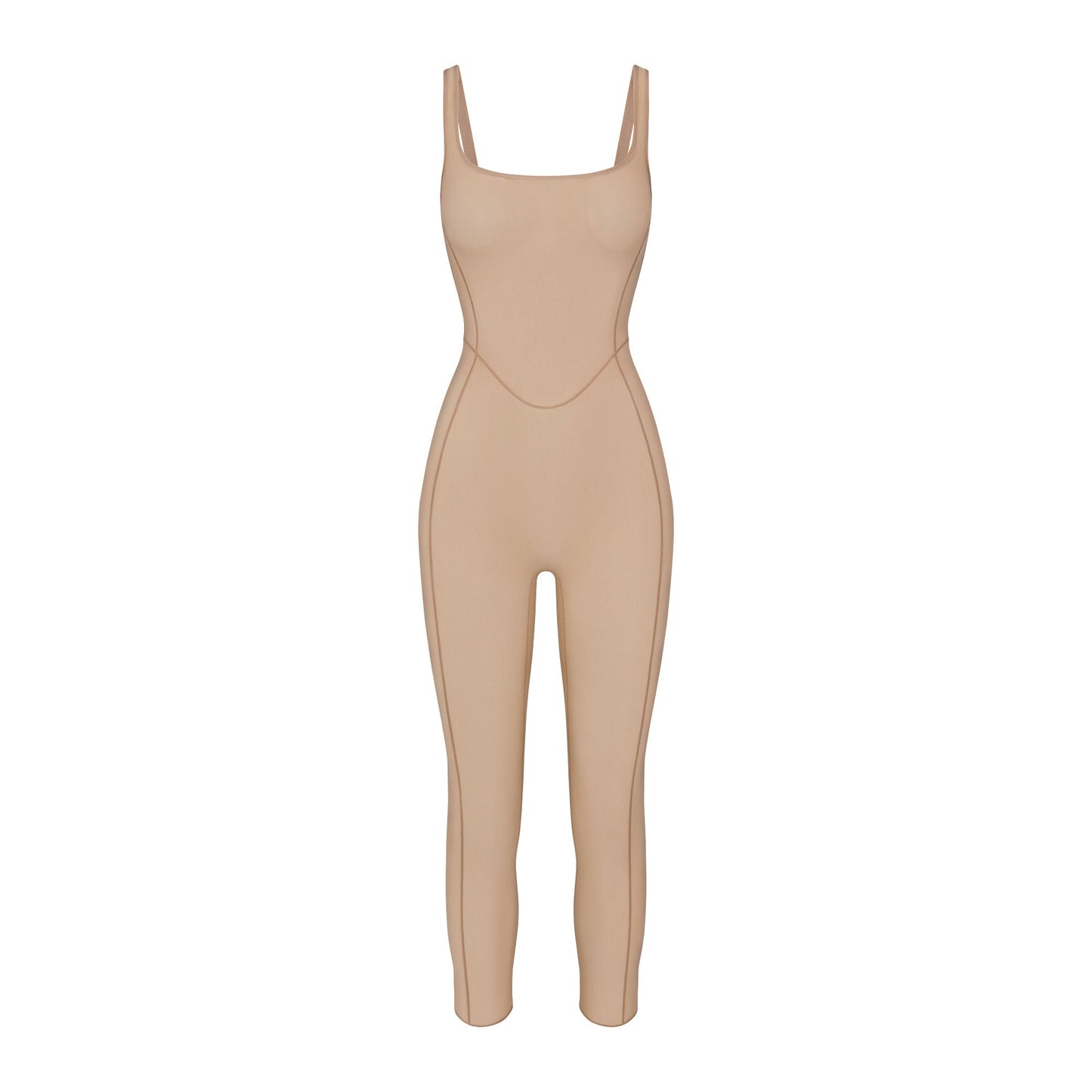 POWER MESH SHAPEWEAR CATSUIT | CLAY