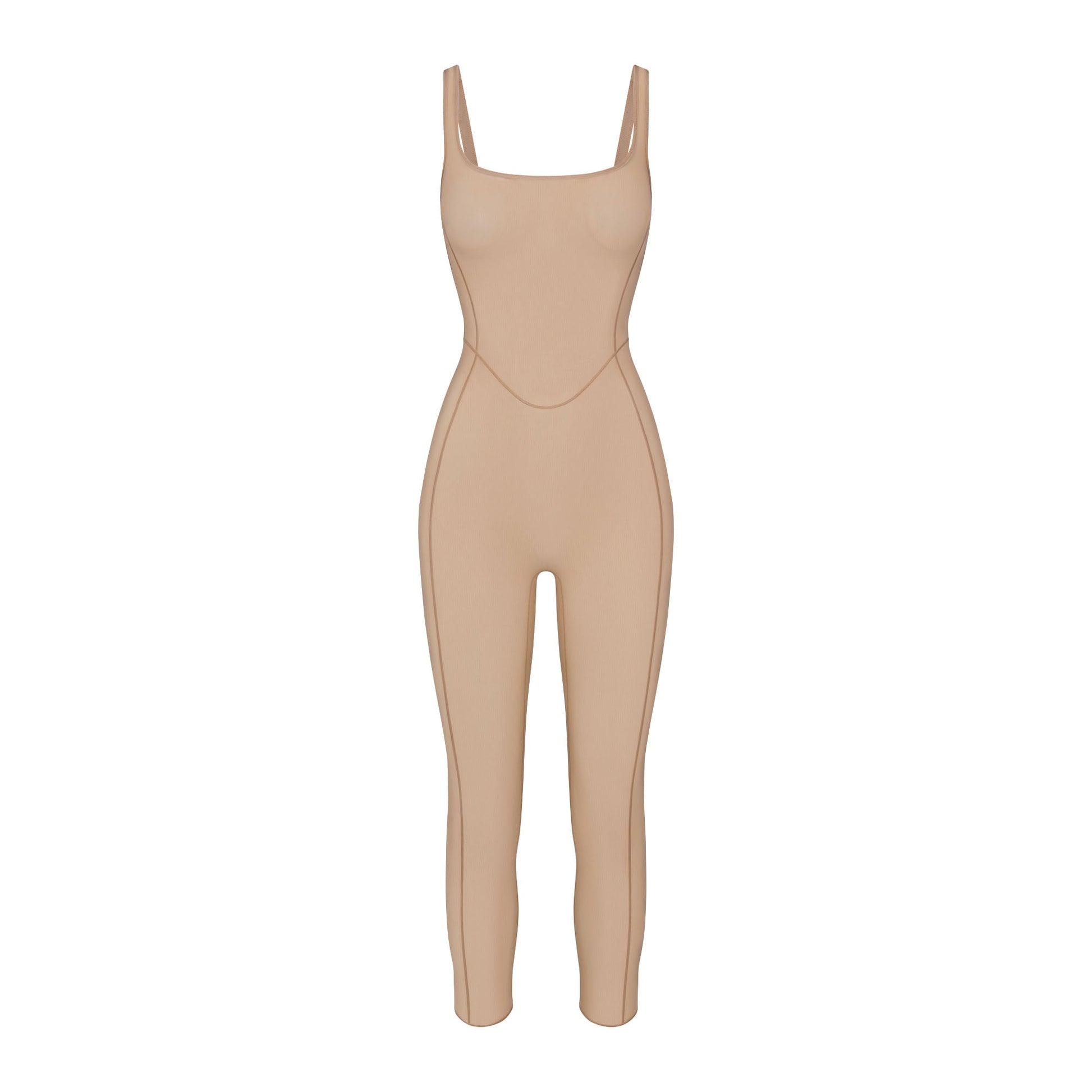 POWER MESH SHAPEWEAR CATSUIT | CLAY