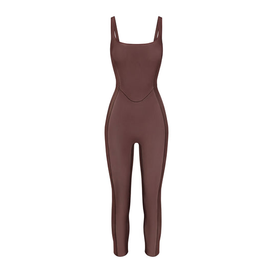 POWER MESH SHAPEWEAR CATSUIT | COCOA