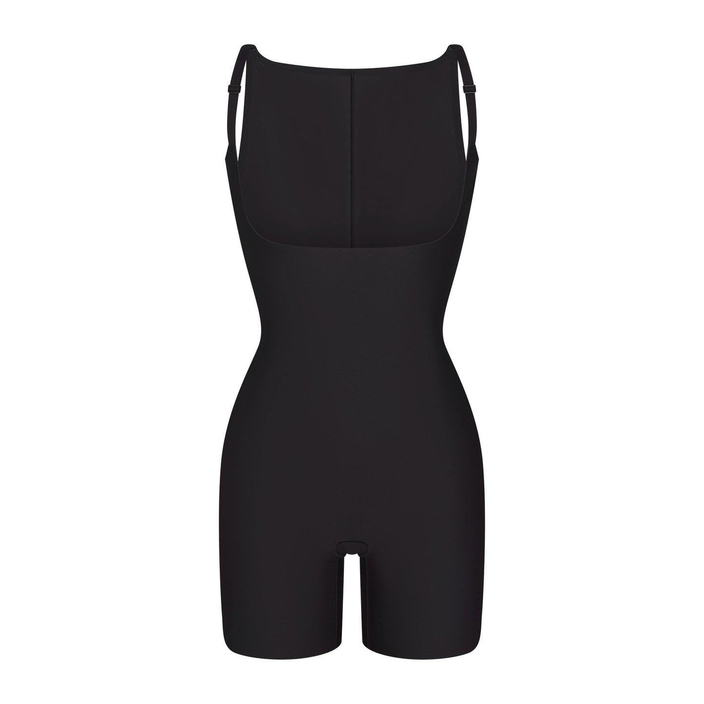 SKIMS BODY CORE SCULPT BACK SMOOTHING OPEN BUST MID THIGH BODYSUIT | ONYX