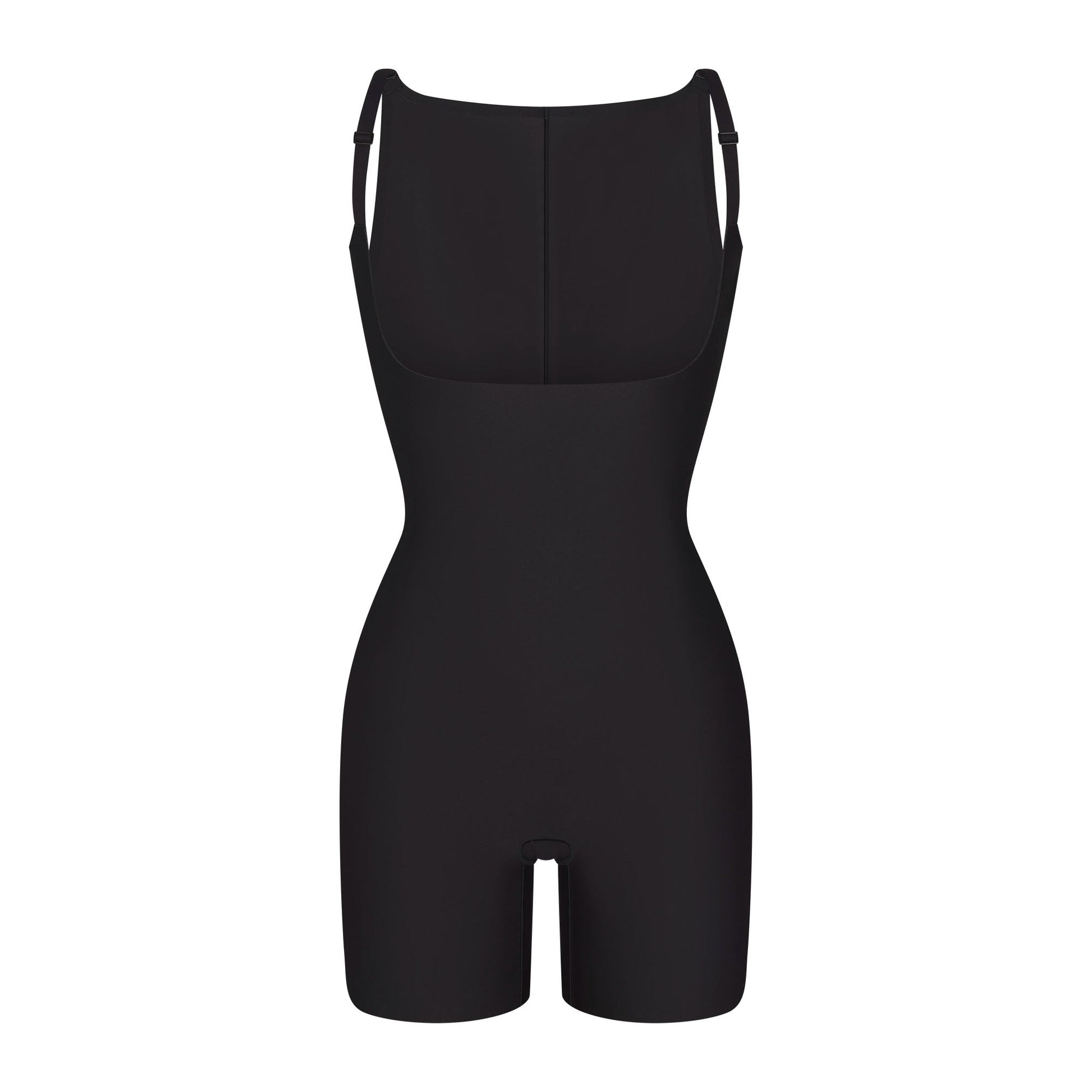 SKIMS BODY CORE SCULPT BACK SMOOTHING OPEN BUST MID THIGH BODYSUIT | ONYX