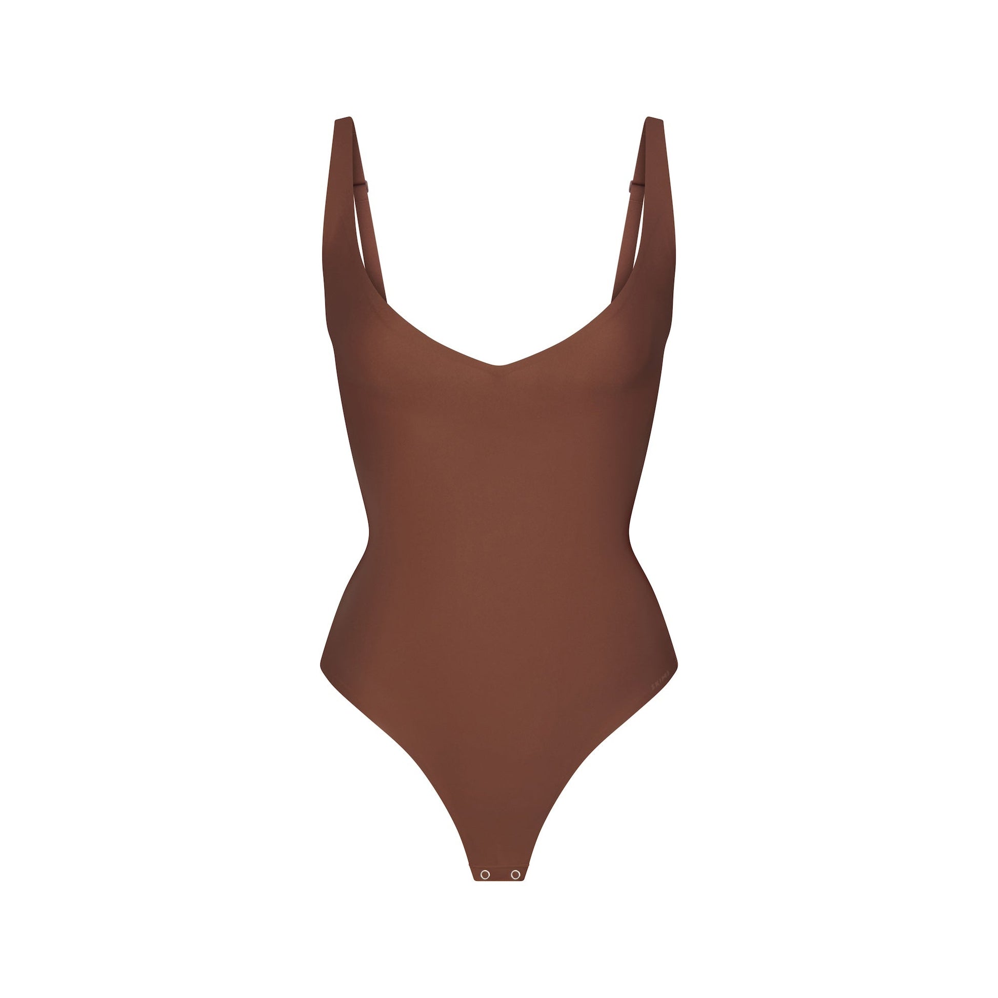 SKIMS BODY CORE SCULPT PLUNGE THONG BODYSUIT | JASPER