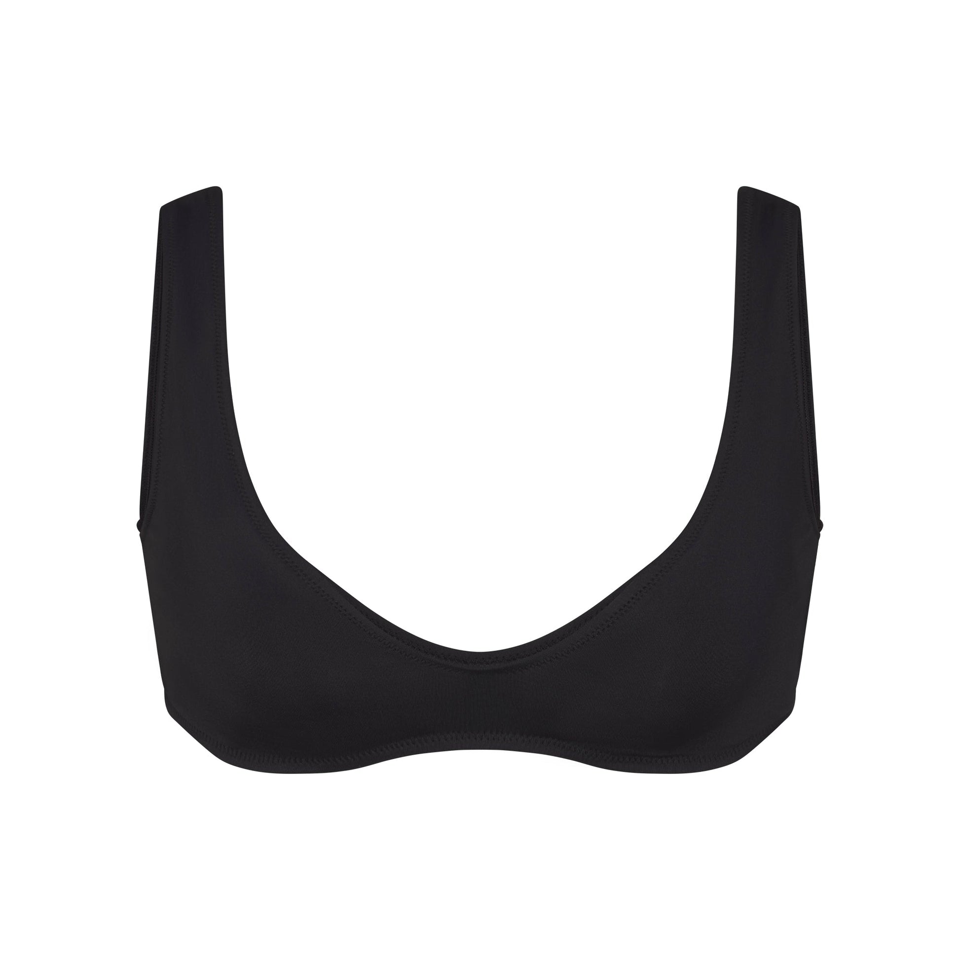 SIGNATURE SWIM PLUNGE BIKINI TOP | ONYX