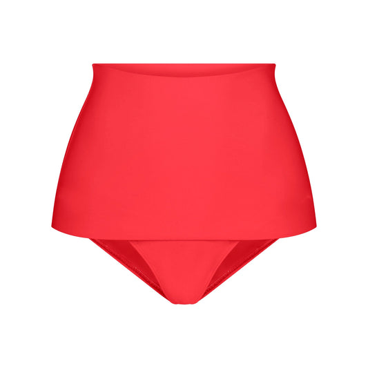 ICONIC SWIM CONVERTIBLE BIKINI BOTTOM | CARMINE