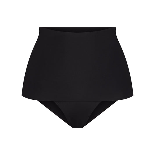 ICONIC SWIM CONVERTIBLE BIKINI BOTTOM | OBSIDIAN