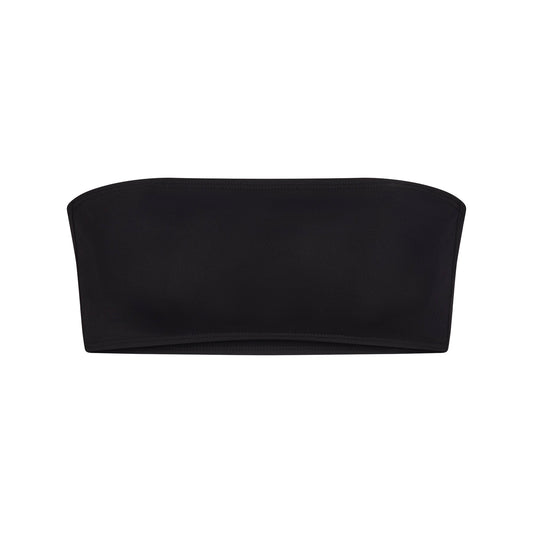 ICONIC SWIM MICRO BANDEAU BIKINI TOP | OBSIDIAN