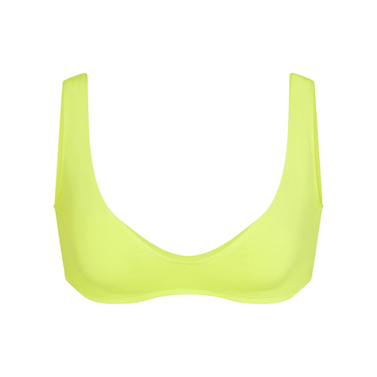 SIGNATURE SWIM PLUNGE BIKINI TOP | SPHENE