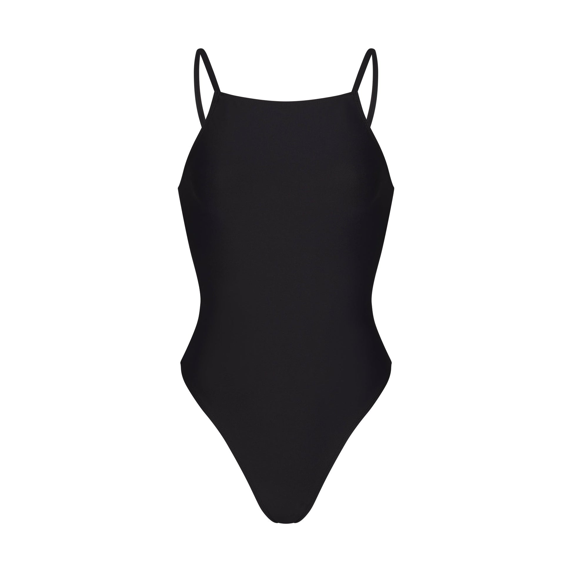 ICONIC SWIM HIGH NECK ONE PIECE | OBSIDIAN