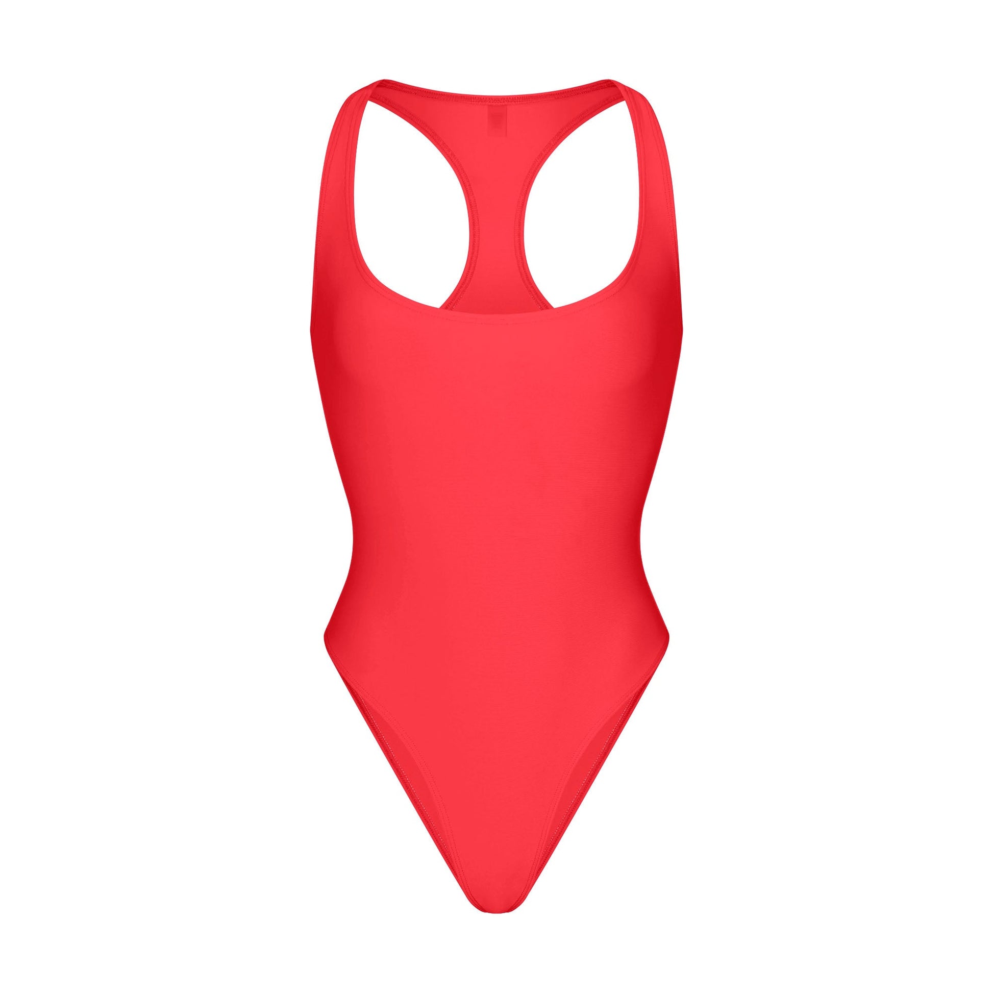 ICONIC SWIM RACERBACK ONE PIECE | CARMINE
