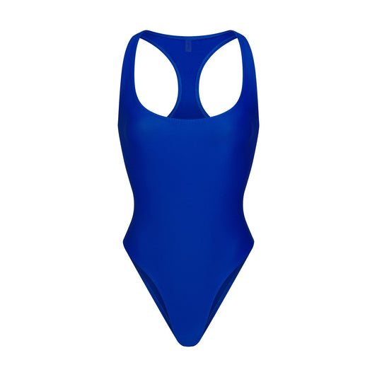 ICONIC SWIM RACERBACK ONE PIECE | COBALT
