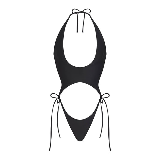 SIGNATURE SWIM PLUNGE MONOKINI | ONYX