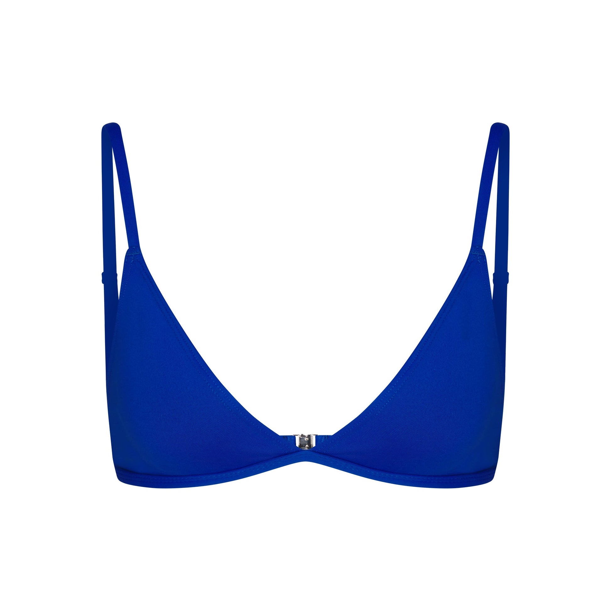 ICONIC SWIM TRIANGLE BIKINI TOP | COBALT