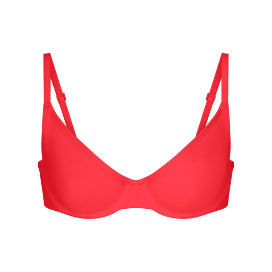 ICONIC SWIM UNDERWIRE BIKINI TOP | CARMINE