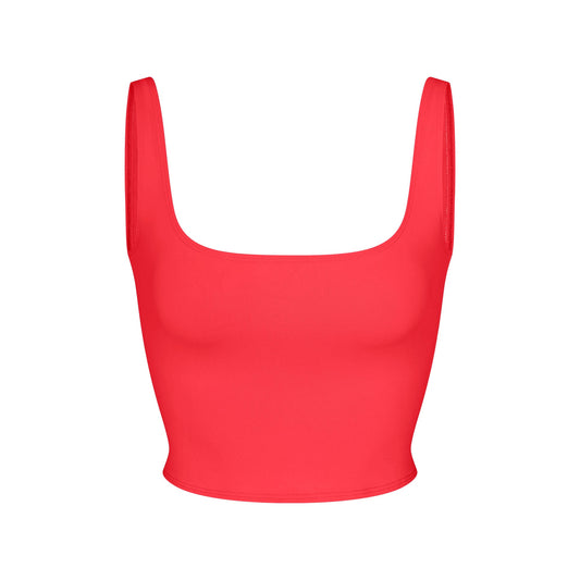 ICONIC SWIM TANK BIKINI TOP | CARMINE