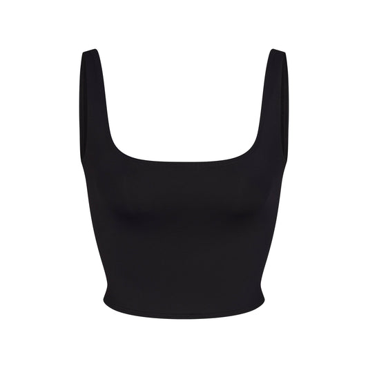 ICONIC SWIM TANK BIKINI TOP | OBSIDIAN