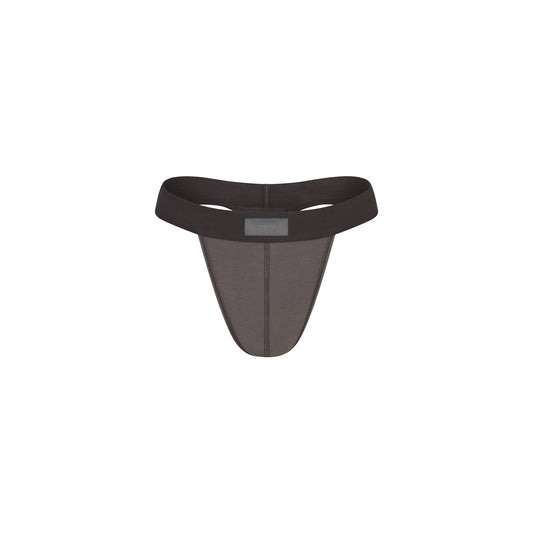 SKIMS COTTON MENS THONG | WASHED GUNMETAL