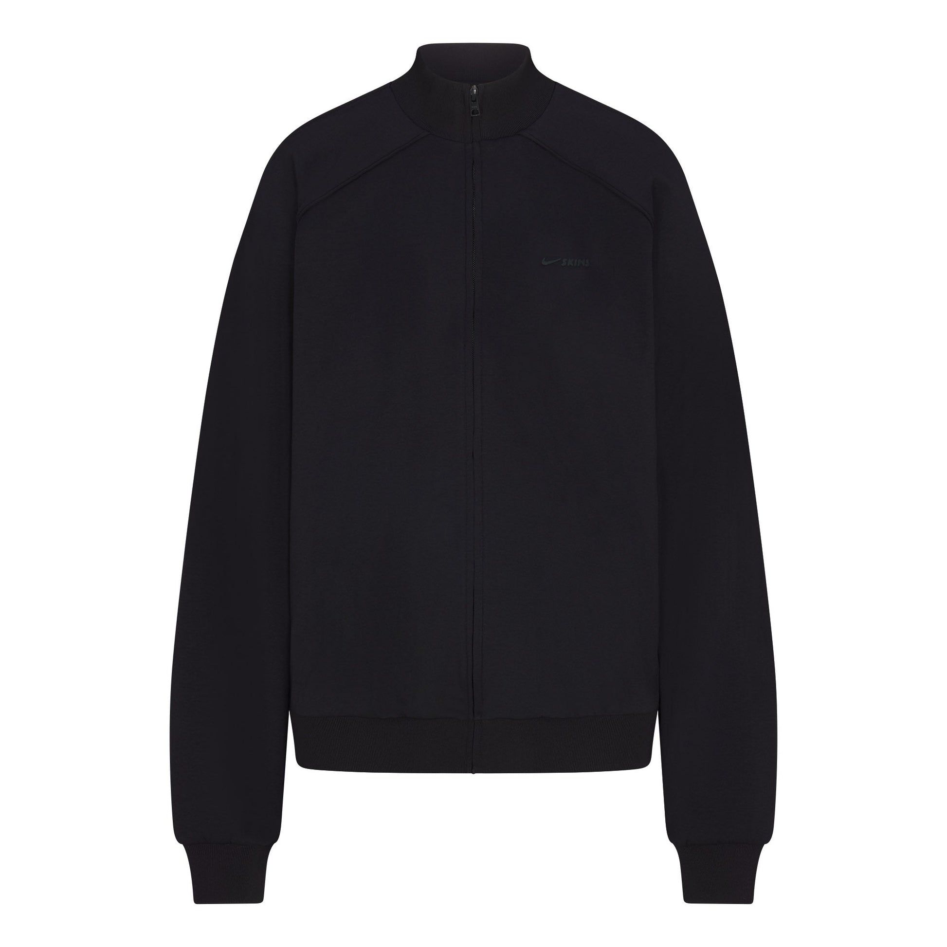 NikeSKIMS MATTE TRICOT OVERSIZED TRACK JACKET | OBSIDIAN